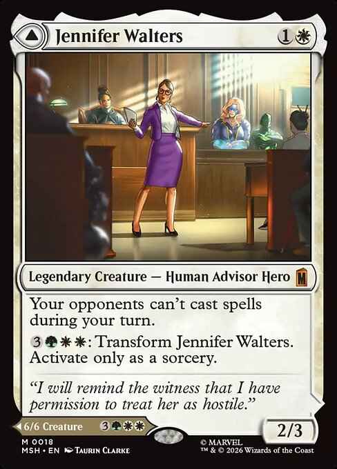 ジェニファー・ウォルターズ/Jennifer Walters - センセーショナル・シーハルク/The Sensational She-Hulk [MSH][FOIL]