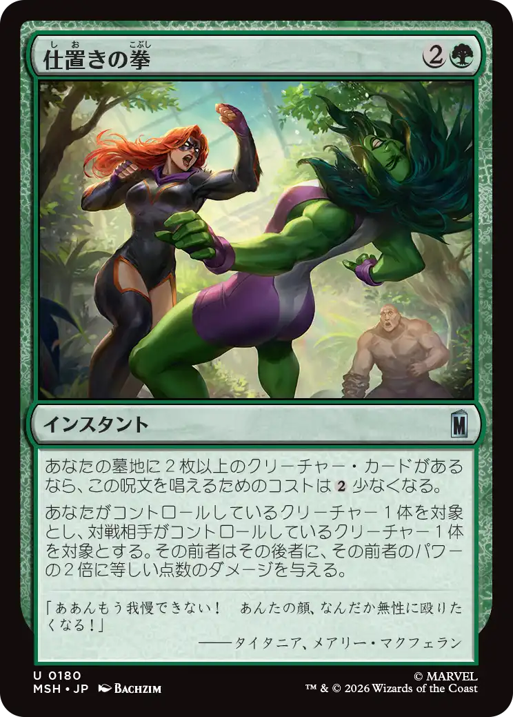仕置きの拳/Punishing Punch [MSH][FOIL]