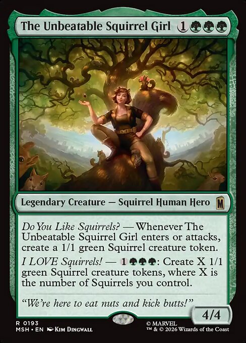 絶対無敵スクイレル・ガール/The Unbeatable Squirrel Girl [MSH][FOIL]