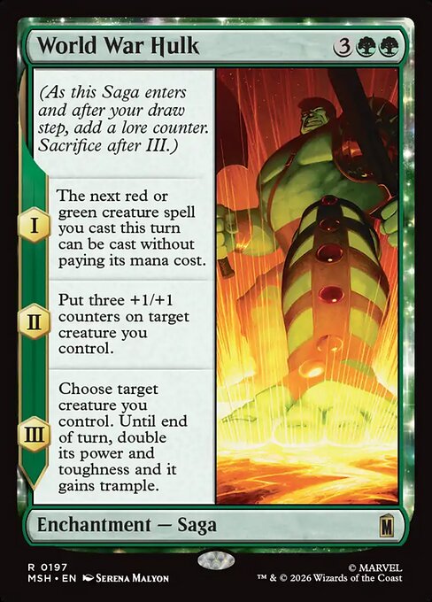 ワールド・ウォー・ハルク/World War Hulk [MSH][FOIL]