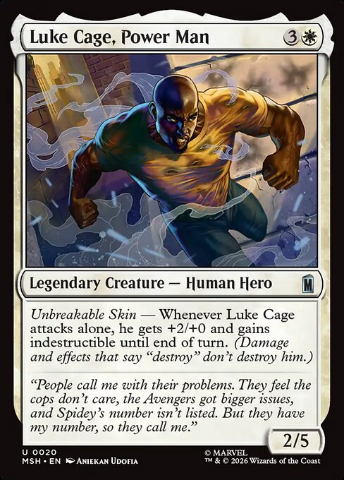 パワーマン、ルーク・ケイジ/Luke Cage, Power Man [MSH][FOIL]