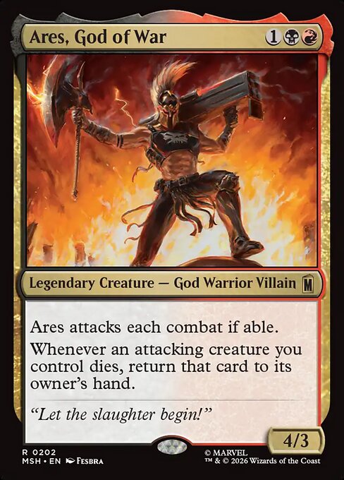 戦いの神、アレス/Ares, God of War [MSH][FOIL]