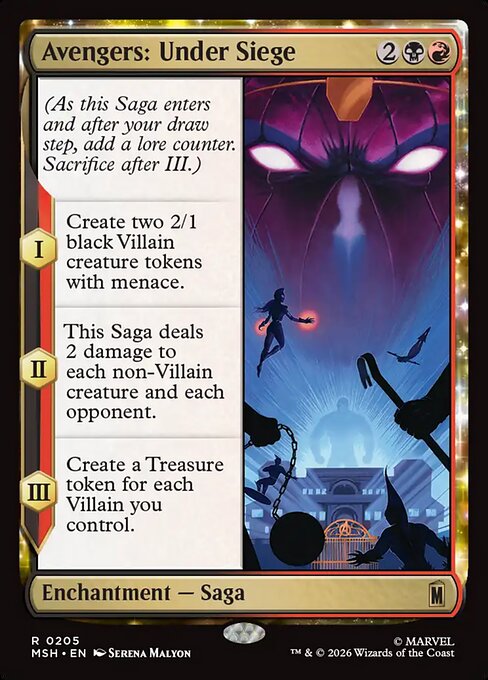 アベンジャーズ：アンダー・シージ/Avengers: Under Siege [MSH][FOIL]
