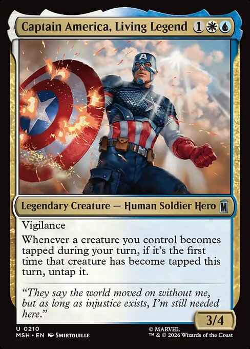 生ける伝説、キャプテン・アメリカ/Captain America, Living Legend [MSH][FOIL]