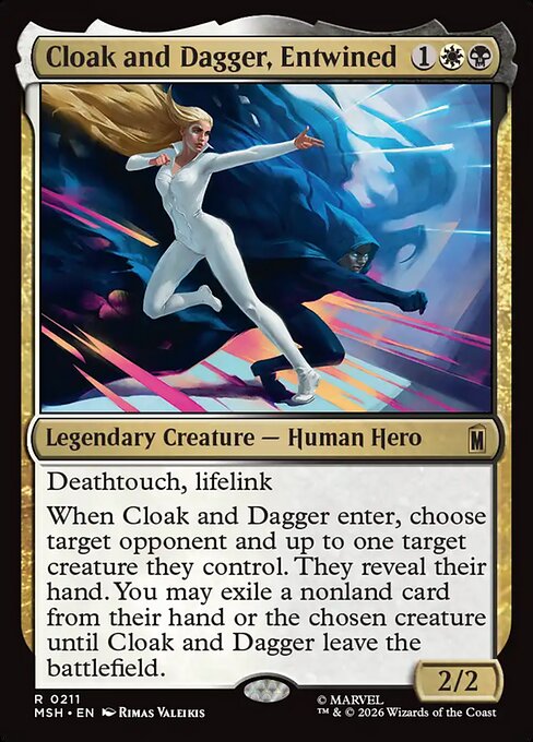 絡み合う絆、クロークとダガー/Cloak and Dagger, Entwined [MSH][FOIL]