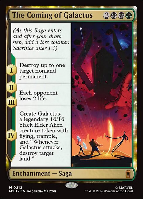 ギャラクタス襲来/The Coming of Galactus [MSH][FOIL]