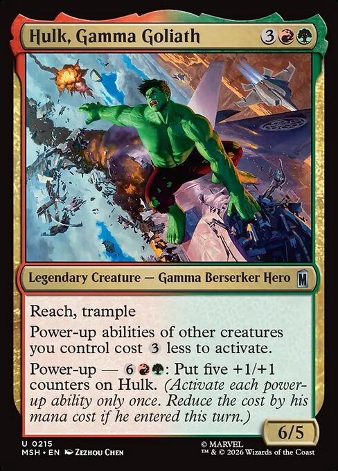 ガンマ線の巨人、ハルク/Hulk, Gamma Goliath [MSH][FOIL]