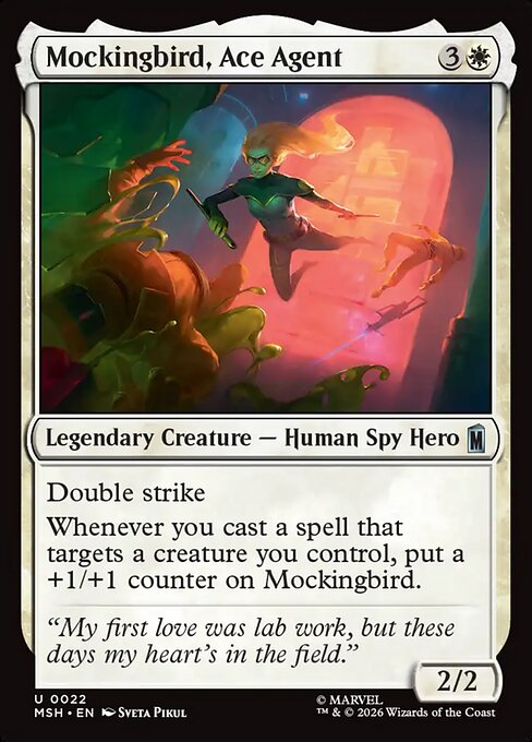 エース・エージェント、モッキンバード/Mockingbird, Ace Agent [MSH][FOIL]