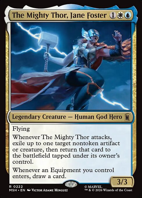 マイティ・ソー、ジェーン・フォスター/The Mighty Thor, Jane Foster [MSH][FOIL]