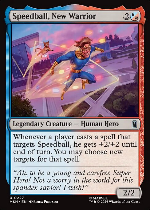 新たな戦士、スピードボール/Speedball, New Warrior [MSH][FOIL]
