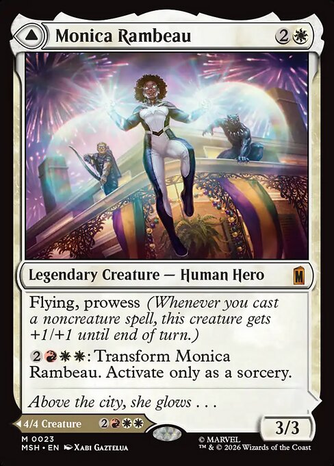 モニカ・ランボー/Monica Rambeau - 光の化身、フォトン/Photon, Living Light [MSH][FOIL]