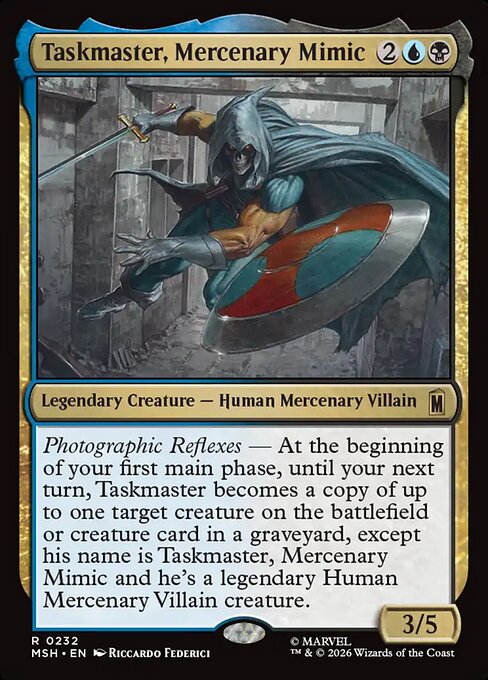 模倣する傭兵、タスクマスター/Taskmaster, Mercenary Mimic [MSH][FOIL]