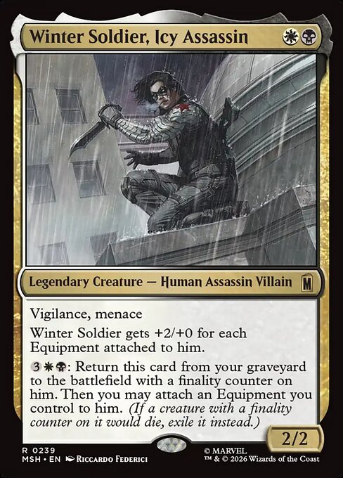 冷徹な暗殺者、ウィンター・ソルジャー/Winter Soldier, Icy Assassin [MSH][FOIL]