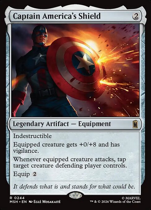 キャプテン・アメリカの盾/Captain America's Shield [MSH][FOIL]
