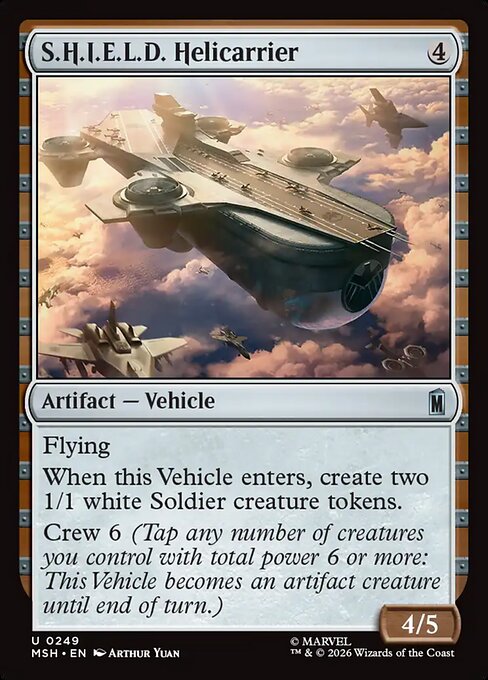 S.H.I.E.L.D.のヘリキャリア/S.H.I.E.L.D. Helicarrier [MSH][FOIL]