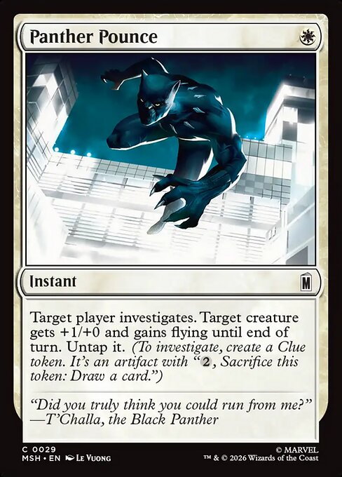 豹の急襲/Panther Pounce [MSH][FOIL]