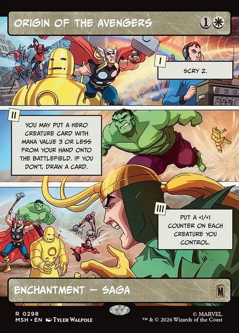 アベンジャーズの始まり/Origin of the Avengers [MSH-BF][ショーケース]