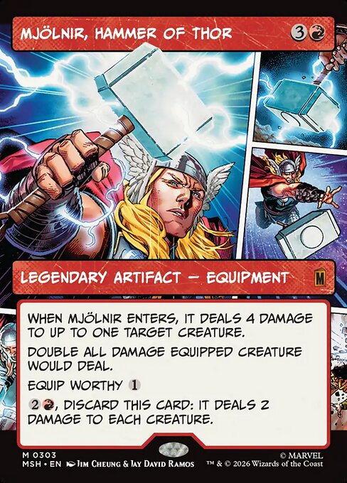 ソーのハンマー、ムジョルニア/Mjölnir, Hammer of Thor(303) [MSH-BF][ショーケース]