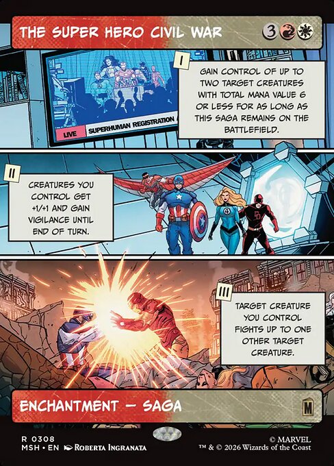 スーパーヒーローの争い、シビル・ウォー/The Super Hero Civil War [MSH-BF][ショーケース]