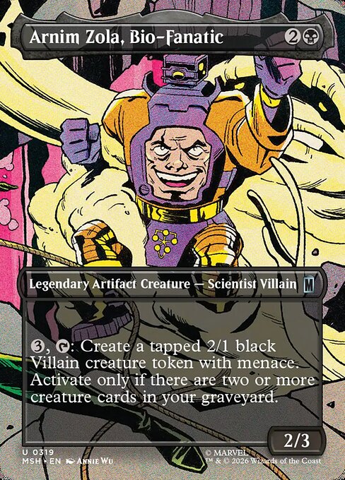 狂気の生物化学者、アーニム・ゾラ/Arnim Zola, Bio-Fanatic [MSH-BF][ボーダーレス][FOIL]