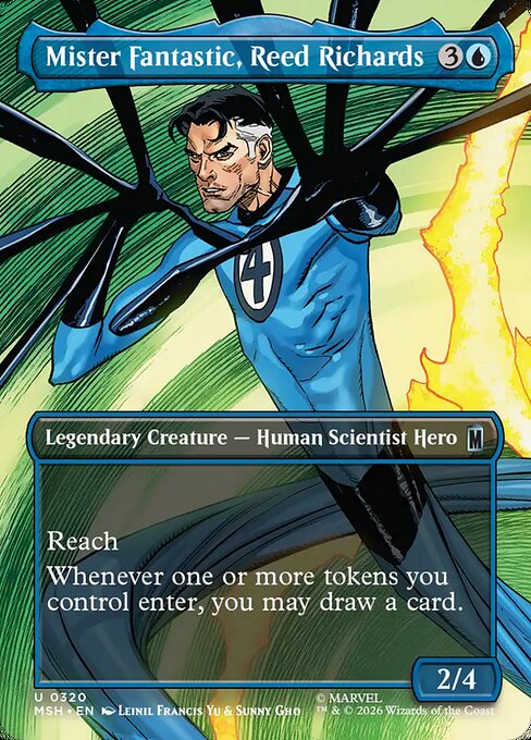 ミスター・ファンタスティック、リード・リチャーズ/Mister Fantastic, Reed Richards [MSH-BF][ボーダーレス][FOIL]
