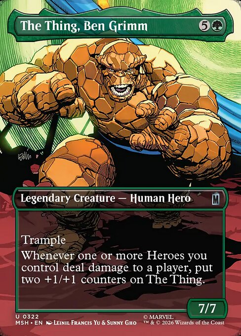 ザ・シング、ベン・グリム/The Thing, Ben Grimm [MSH-BF][ボーダーレス][FOIL]