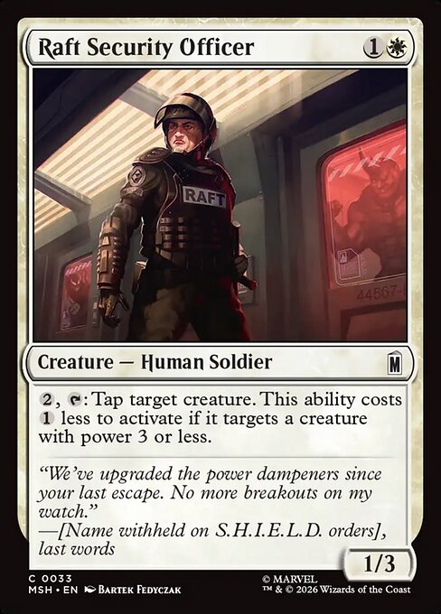 ラフトの警備員/Raft Security Officer [MSH][FOIL]