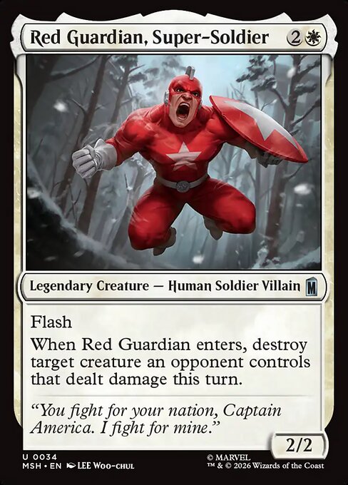 スーパーソルジャー、レッド・ガーディアン/Red Guardian, Super-Soldier [MSH][FOIL]