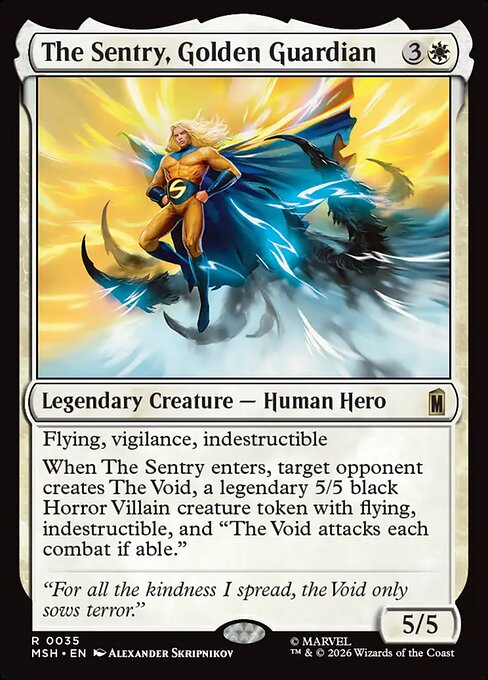金色の守護者、セントリー/The Sentry, Golden Guardian [MSH][FOIL]
