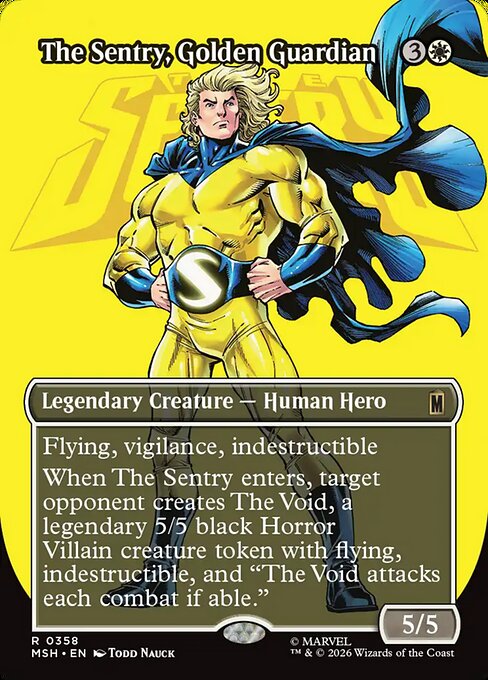 金色の守護者、セントリー/The Sentry, Golden Guardian [MSH-BF][ボーダーレス][FOIL]