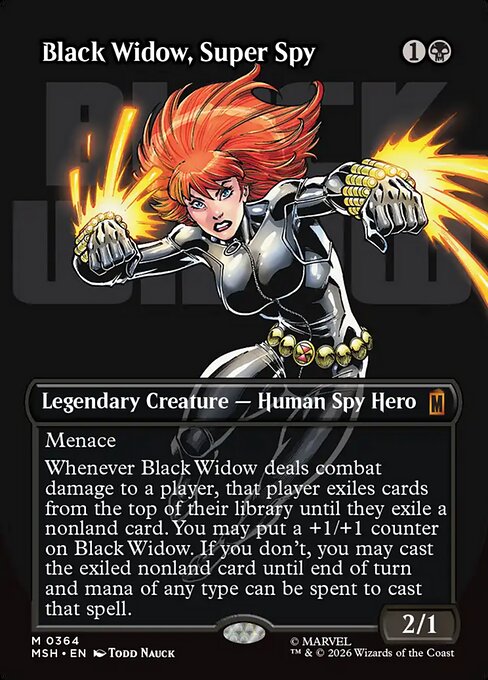 スーパースパイ、ブラック・ウィドウ/Black Widow, Super Spy(364) [MSH-BF][ボーダーレス]