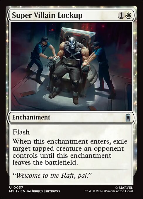 スーパーヴィランの拘束/Super Villain Lockup [MSH][FOIL]