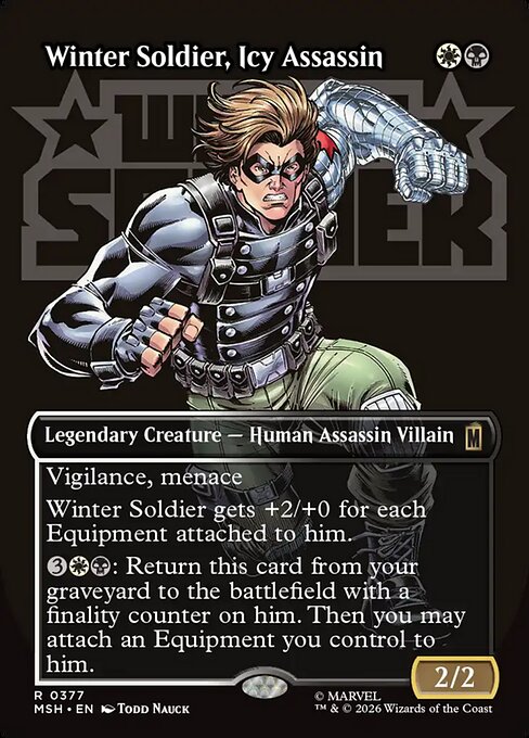 冷徹な暗殺者、ウィンター・ソルジャー/Winter Soldier, Icy Assassin [MSH-BF][ボーダーレス]