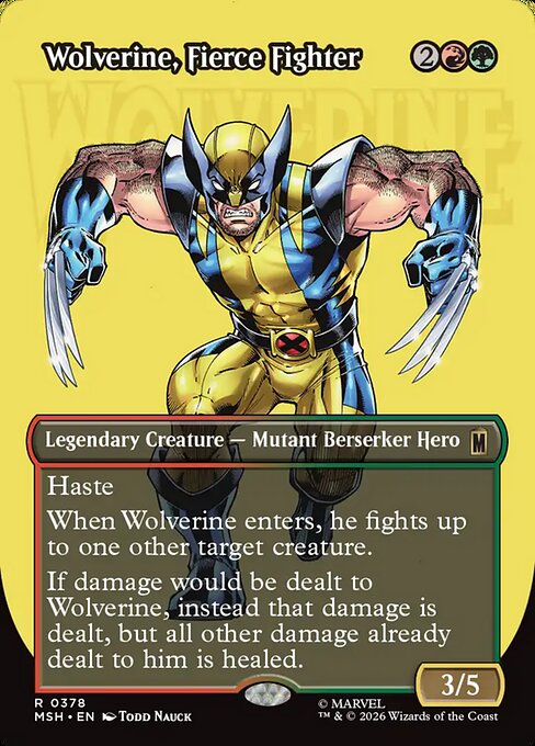 獰猛な戦士、ウルヴァリン/Wolverine, Fierce Fighter [MSH-BF][ボーダーレス]