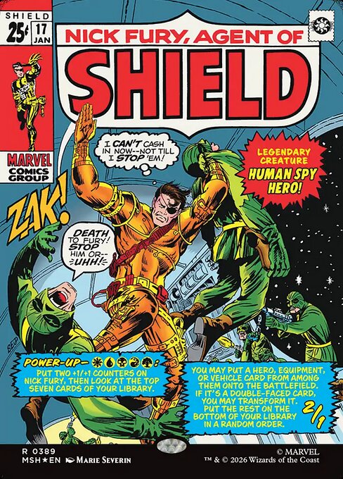 S.H.I.E.L.D.のエージェント、ニック・フューリー/Nick Fury, Agent of S.H.I.E.L.D. [MSH-BF][ボーダーレス][FOIL]