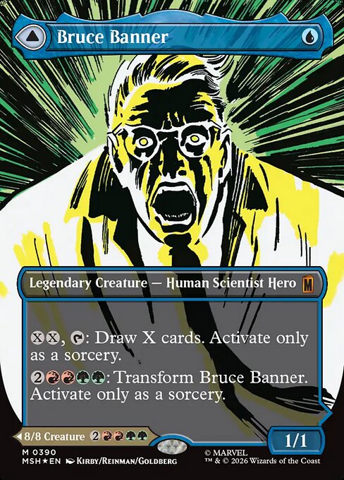 ブルース・バナー/Bruce Banner - インクレディブル・ハルク/The Incredible Hulk [MSH-BF][ボーダーレス][FOIL]