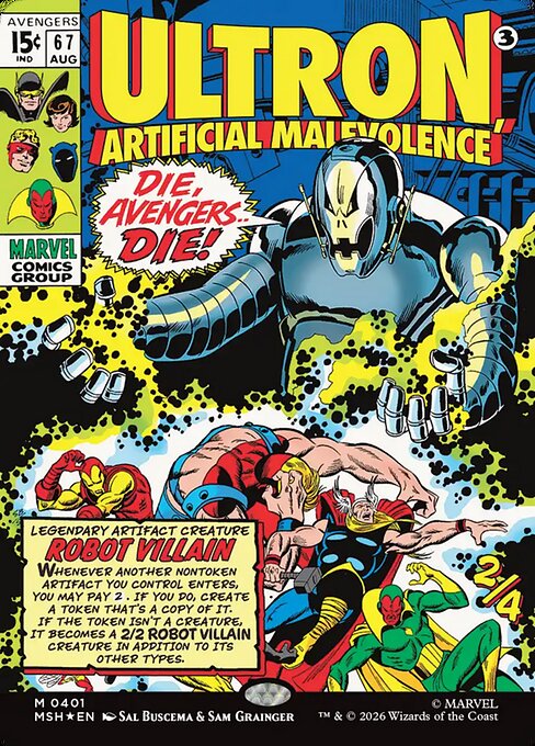 人の作りし悪、ウルトロン/Ultron, Artificial Malevolence [MSH-BF][ボーダーレス][FOIL]