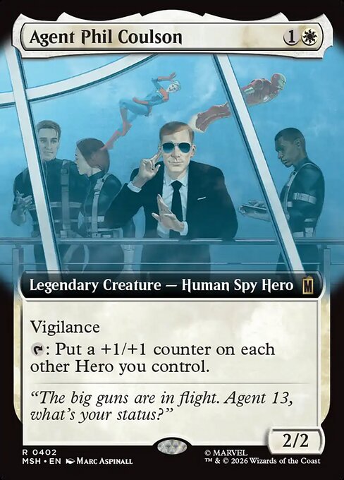 エージェント、フィル・コールソン/Agent Phil Coulson [MSH-BF][拡張アート][FOIL]