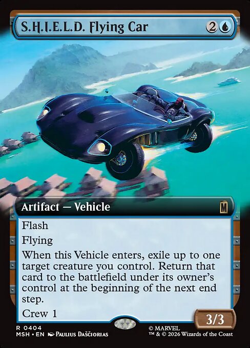 S.H.I.E.L.D.の飛行車/S.H.I.E.L.D. Flying Car [MSH-BF][拡張アート]