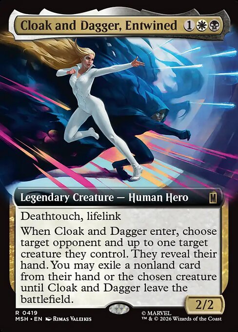 絡み合う絆、クロークとダガー/Cloak and Dagger, Entwined [MSH-BF][拡張アート]