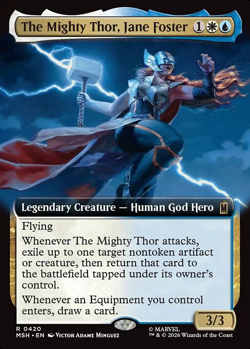 マイティ・ソー、ジェーン・フォスター/The Mighty Thor, Jane Foster [MSH-BF][拡張アート]