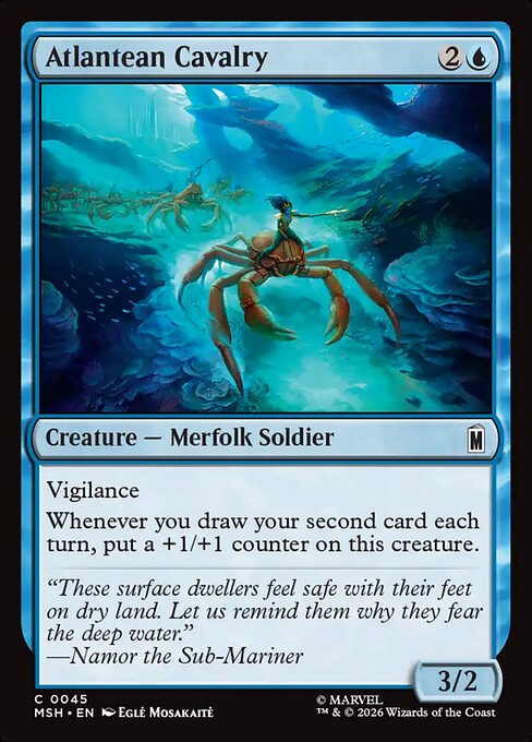 アトランティスの騎兵/Atlantean Cavalry [MSH][FOIL]