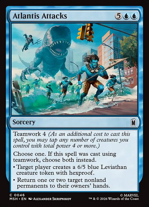 アトランティスの襲撃/Atlantis Attacks [MSH][FOIL]