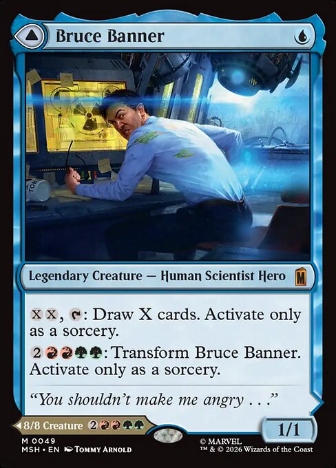 ブルース・バナー/Bruce Banner - インクレディブル・ハルク/The Incredible Hulk [MSH][FOIL]