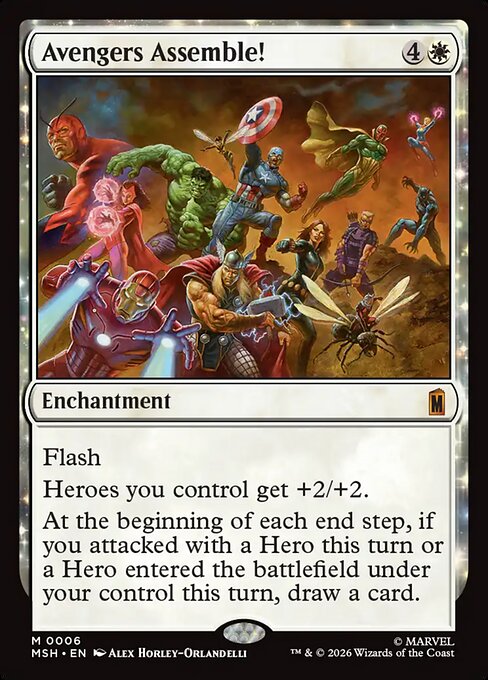 アベンジャーズ・アッセンブル！/Avengers Assemble! [MSH][FOIL]