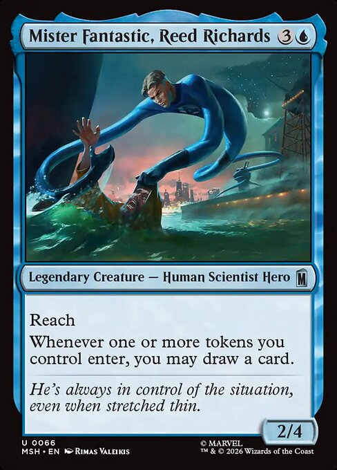 ミスター・ファンタスティック、リード・リチャーズ/Mister Fantastic, Reed Richards [MSH][FOIL]