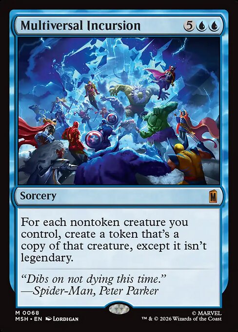 マルチバース規模の侵攻/Multiversal Incursion [MSH][FOIL]