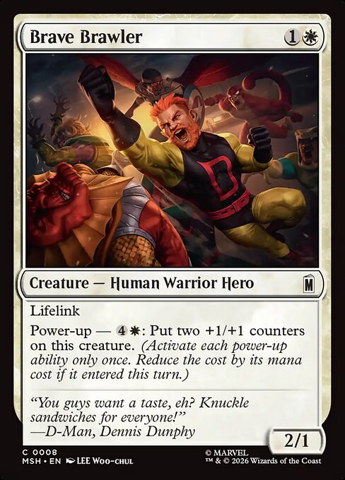 勇猛な喧嘩屋/Brave Brawler [MSH][FOIL]