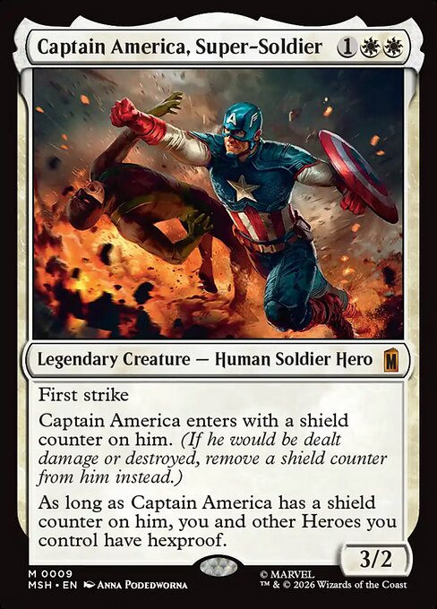 スーパーソルジャー、キャプテン・アメリカ/Captain America, Super-Soldier [MSH][FOIL]