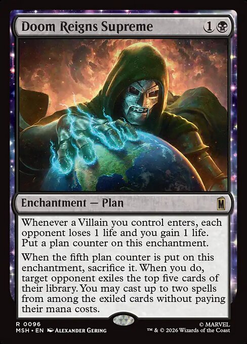 ドゥームの絶対統治/Doom Reigns Supreme [MSH][FOIL]